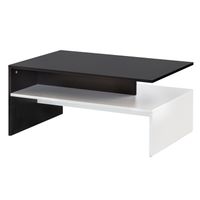 FineBuy Wohnzimmertisch Couchtisch Sofatisch Loungetisch mit Ablage 90 x 60 cm – Ansicht 7