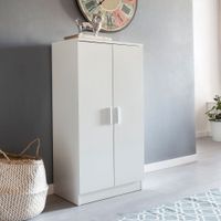 FineBuy Schuhschrank 7 Fächer Schuhkommode Flurmöbel Flurschrank Kommode Flur – Ansicht 1