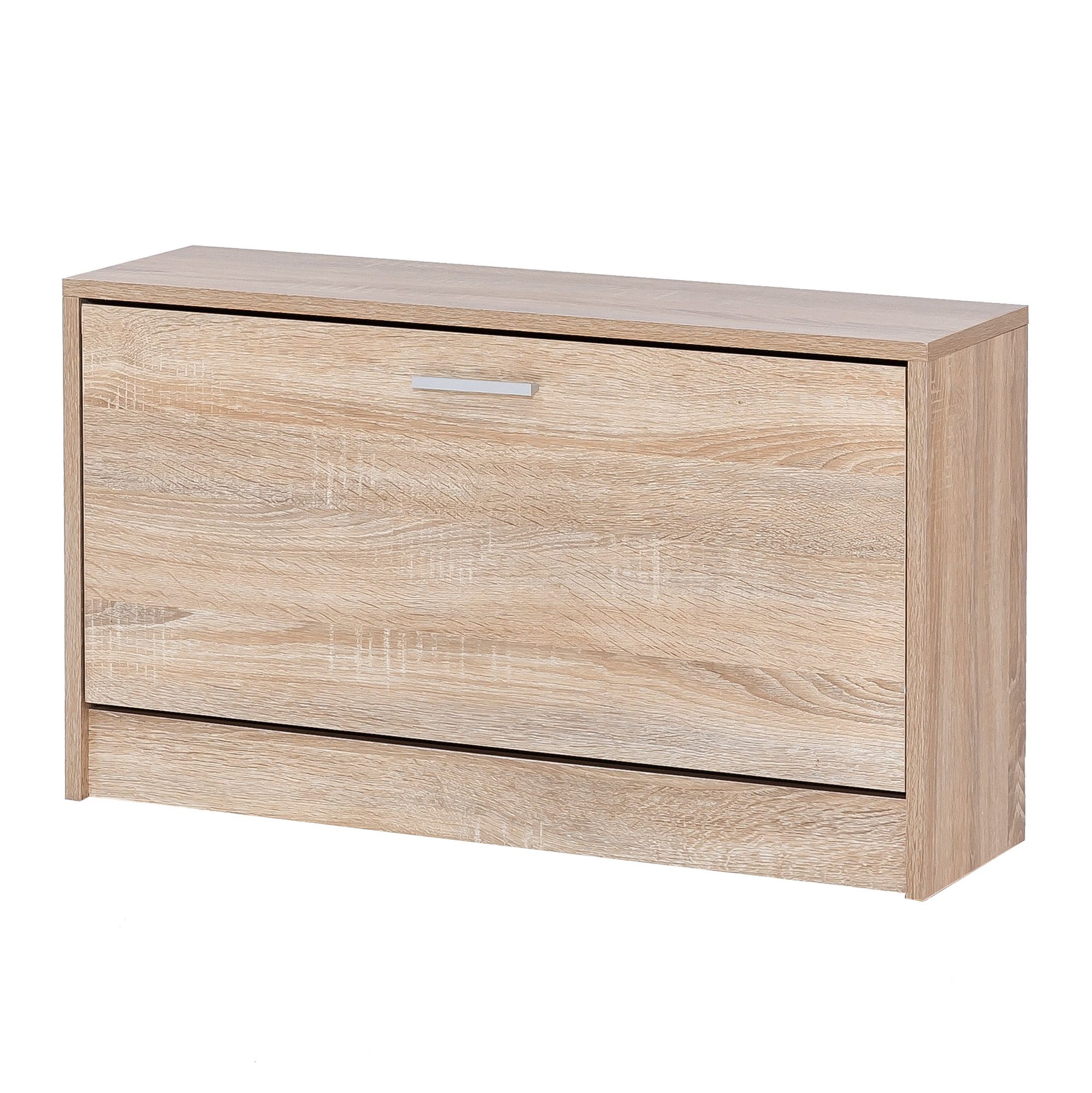 Schuhbank Schuhkipper Holz Flurbank Schuhschrank Sitzbank Flur 80 cm Bank – Ansicht 6