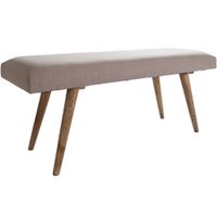 Gepolsterte Sitzbank 120 cm Stoff Retro Polsterbank Garderobenbank Flurbank – Ansicht 6