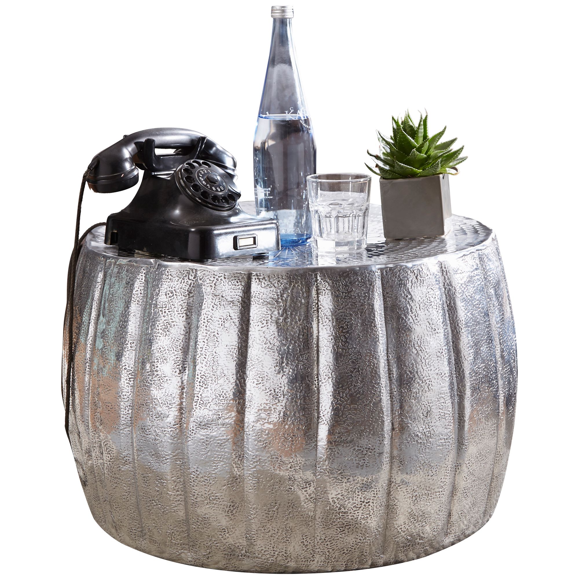 FineBuy Design Couchtisch rund 60 cm aus Metall - Handgefertigter Aluminium Wohnzimmertisch Hammerschlag - Orientalischer flacher Alu Sofatisch | Farbe: Gold FineBuy Design Couchtisch rund 60 cm aus Metall - Handgefertigter Aluminium Wohnzimmertisch Hammerschlag - Orientalischer flacher Alu Sofatisch | Farbe: Gold