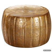 FineBuy Couchtisch Wohnzimmertisch rund Sofatisch Stubentisch Metall Alu Modern – Ansicht 6