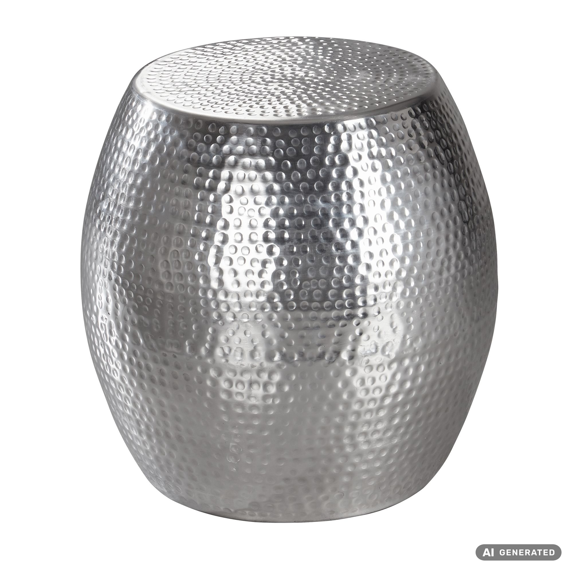 Beistelltisch FineBuy Aluminium Dekotisch Ø 42 cm rund Ablagetisch Metall modern – Ansicht 6