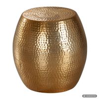 Beistelltisch FineBuy Aluminium Dekotisch Ø 42 cm rund Ablagetisch Metall modern – Ansicht 6
