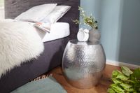 Beistelltisch FineBuy Aluminium Dekotisch Ø 42 cm rund Ablagetisch Metall modern – Ansicht 2