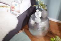 Beistelltisch FineBuy Aluminium Dekotisch Ø 42 cm rund Ablagetisch Metall modern – Ansicht 4