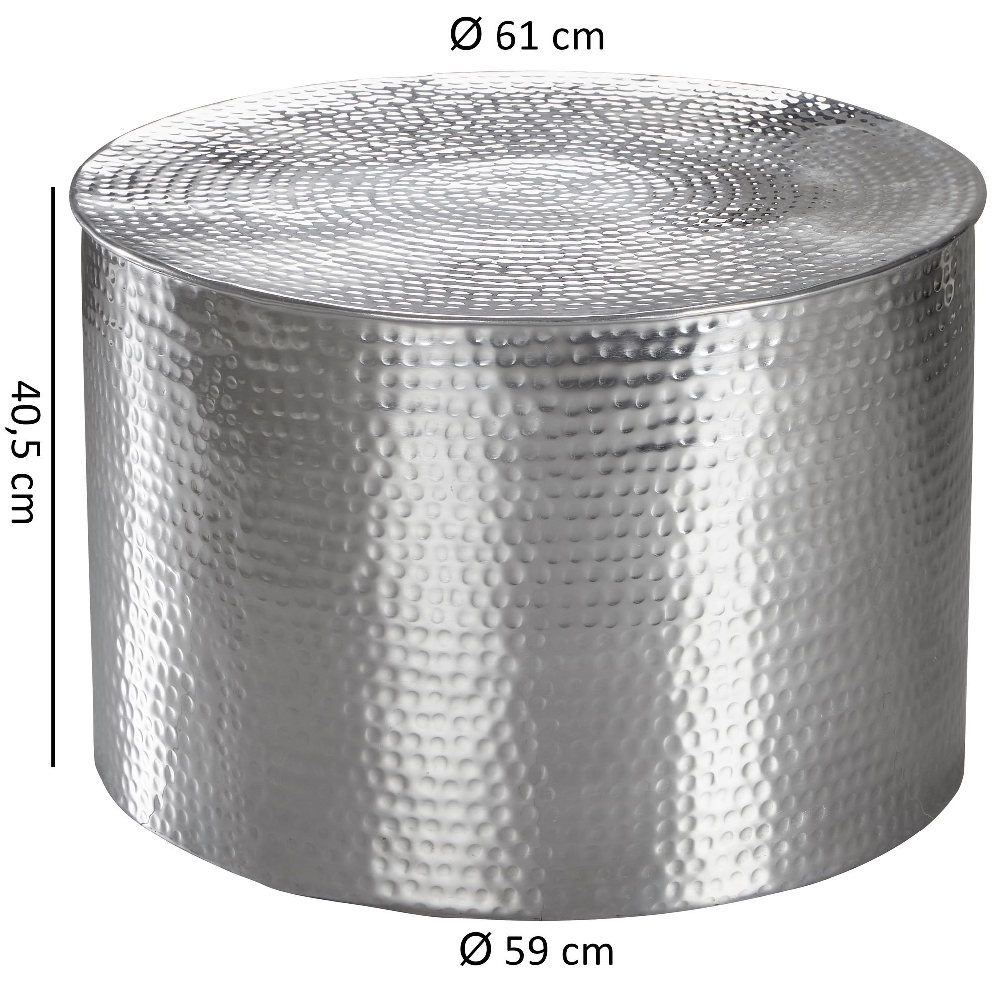 FineBuy Design Couchtisch rund 60 cm aus Metall - Handgefertigter Aluminium Wohnzimmertisch mit Hammerschlag - Orientalischer runder Alu Sofatisch | Farbe: Gold FineBuy Design Couchtisch rund 60 cm aus Metall - Handgefertigter Aluminium Wohnzimmertisch mit Hammerschlag - Orientalischer runder Alu Sofatisch | Farbe: Gold