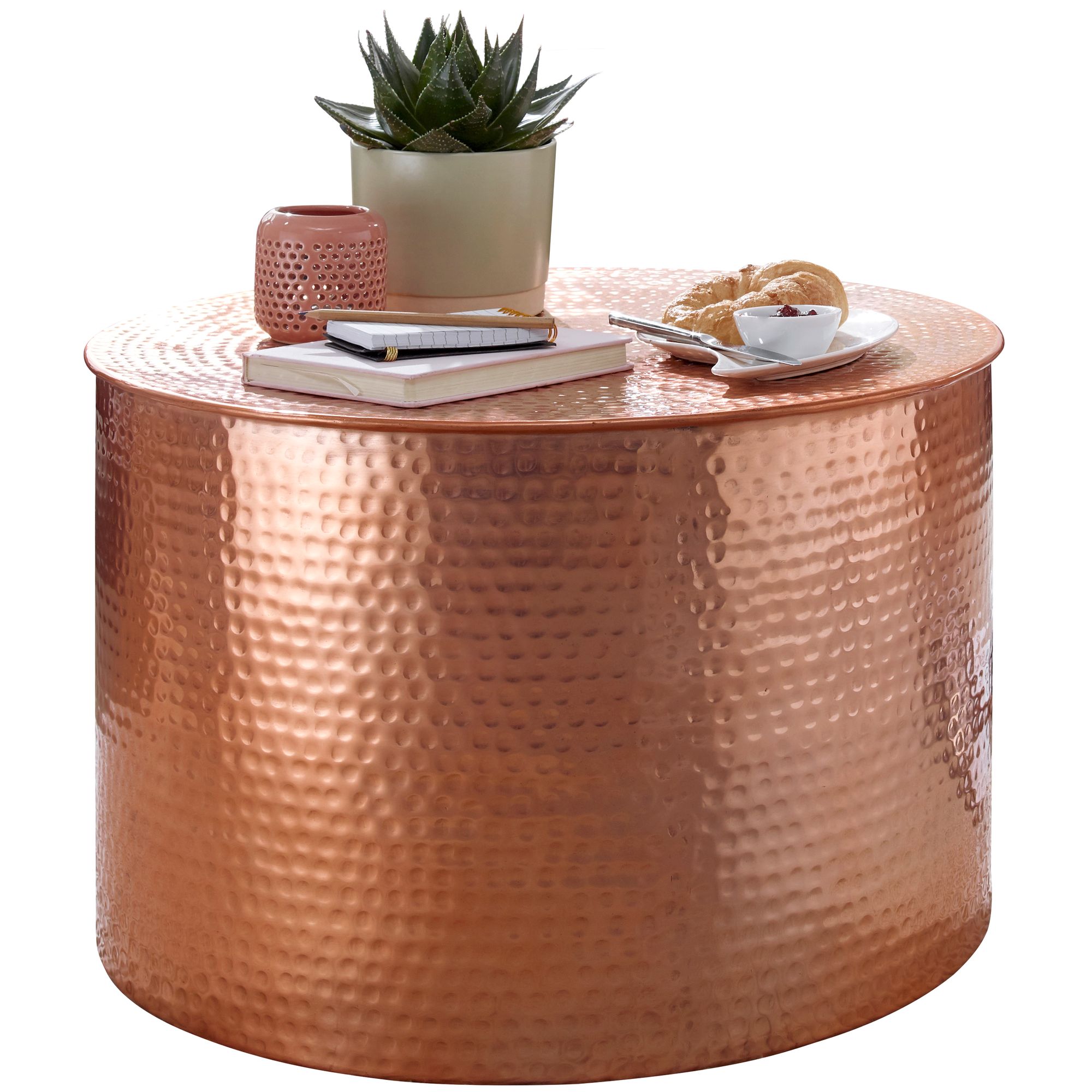 FineBuy Design Couchtisch rund 60 cm aus Metall - Handgefertigter Aluminium Wohnzimmertisch mit Hammerschlag - Orientalischer runder Alu Sofatisch | Farbe: Gold FineBuy Design Couchtisch rund 60 cm aus Metall - Handgefertigter Aluminium Wohnzimmertisch mit Hammerschlag - Orientalischer runder Alu Sofatisch | Farbe: Gold