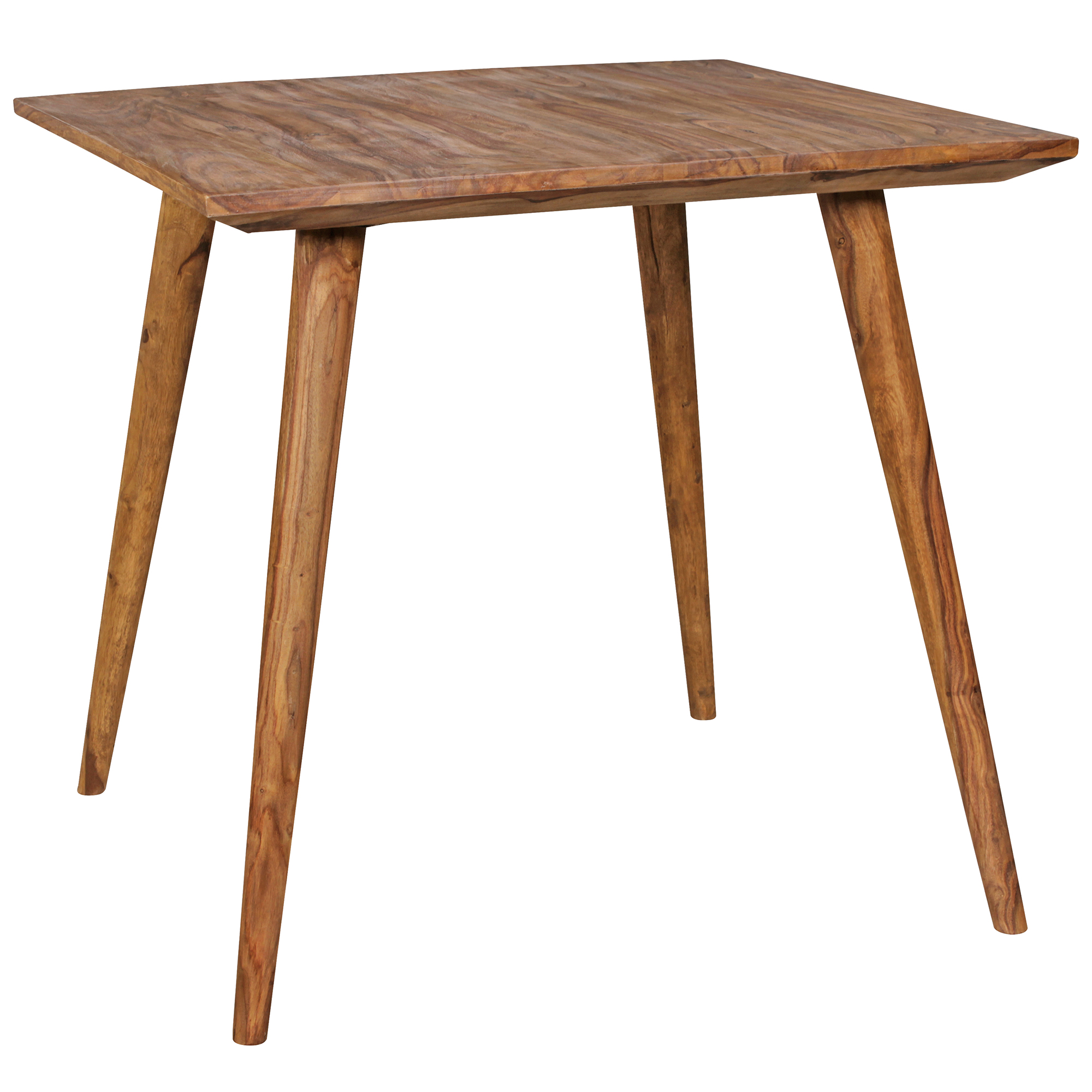 FineBuy Esstisch Holz Massiv Esszimmertisch Sheesham Küchentisch Klein Rustikal – Ansicht 6