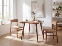 FineBuy Esstisch Holz Massiv Esszimmertisch Sheesham Küchentisch Klein Rustikal – Ansicht 2