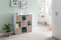 FineBuy Standregal MASSA Bücherregal mit 9 Fächern Sideboard Würfelregal Kommode – Ansicht 2