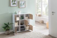FineBuy Standregal MASSA Bücherregal mit 9 Fächern Sideboard Würfelregal Kommode – Ansicht 4