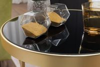 FineBuy Beistelltisch PARMA Glas Metall Ø 42 cm Wohnzimmertisch Couchtisch Tisch – Ansicht 4