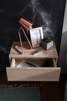 Wandregal mit Schublade Nachtkommode Nachtschrank hängend schwebend Wandboard – Ansicht 4