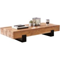 FineBuy Couchtisch Wohnzimmertisch Massivholz Sofatisch Massiv Wohnzimmer Tisch – Ansicht 6