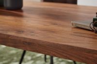 FineBuy Esszimmertisch Massivholz Sheesham Esstisch – Ansicht 5