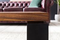 FineBuy Couchtisch Holz Sofatisch mit Metallgestell Wohnzimmertisch Tisch – Ansicht 6