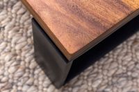 FineBuy Couchtisch Holz Sofatisch mit Metallgestell Wohnzimmertisch Tisch – Ansicht 7