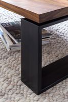 FineBuy Couchtisch Holz Sofatisch mit Metallgestell Wohnzimmertisch Tisch – Ansicht 8