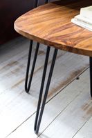 FineBuy 2er Set Beistelltisch FB51455 Sheesham Holz Metall Wohnzimmer Couchtisch – Ansicht 7
