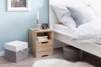 FineBuy Nachtkonsole Holz 31x43x31 cm Nachttisch Nachtkommode Schlafzimmer – Ansicht 2