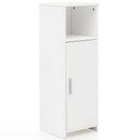 FinBuy Badschrank Spanplatte Beistellschrank Badregal Weiß Schmal Freistehend – Ansicht 6