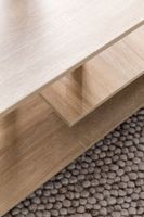 FineBuy Couchtisch 105 x 48,5 x 60 cm Wohnzimmertisch Sofatisch mit Rollen – Ansicht 5