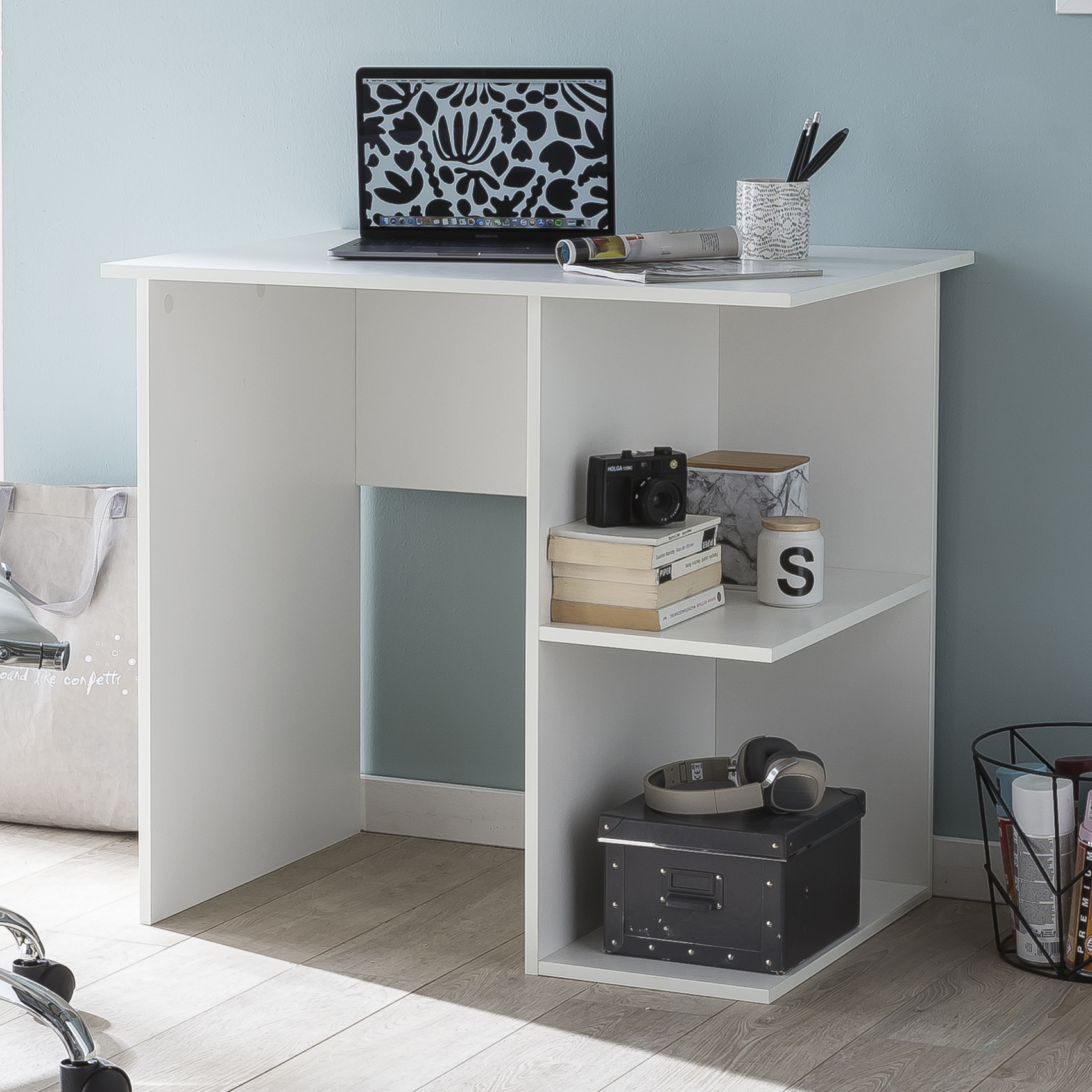 FineBuy Schreibtisch PC Tisch Arbeitstisch Computer Kinderschreibtisch Büro – Ansicht 1