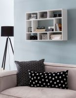 FineBuy Wandregal Hängeregal Wandboard Holz Bücherregal Klein Modern – Ansicht 2