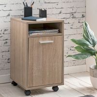 FineBuy Rollcontainer Schreibtischcontainer 33x60x38 Bürocontainer Holz – Ansicht 1