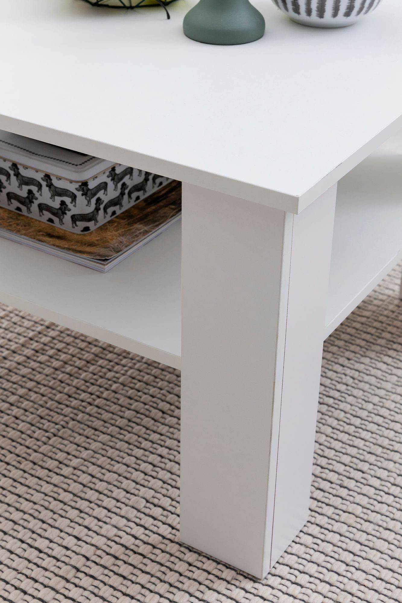 FineBuy Couchtisch SV51868 Tisch Holz 60x42x60cm Wohnzimmertisch Sofatisch klein – Ansicht 5