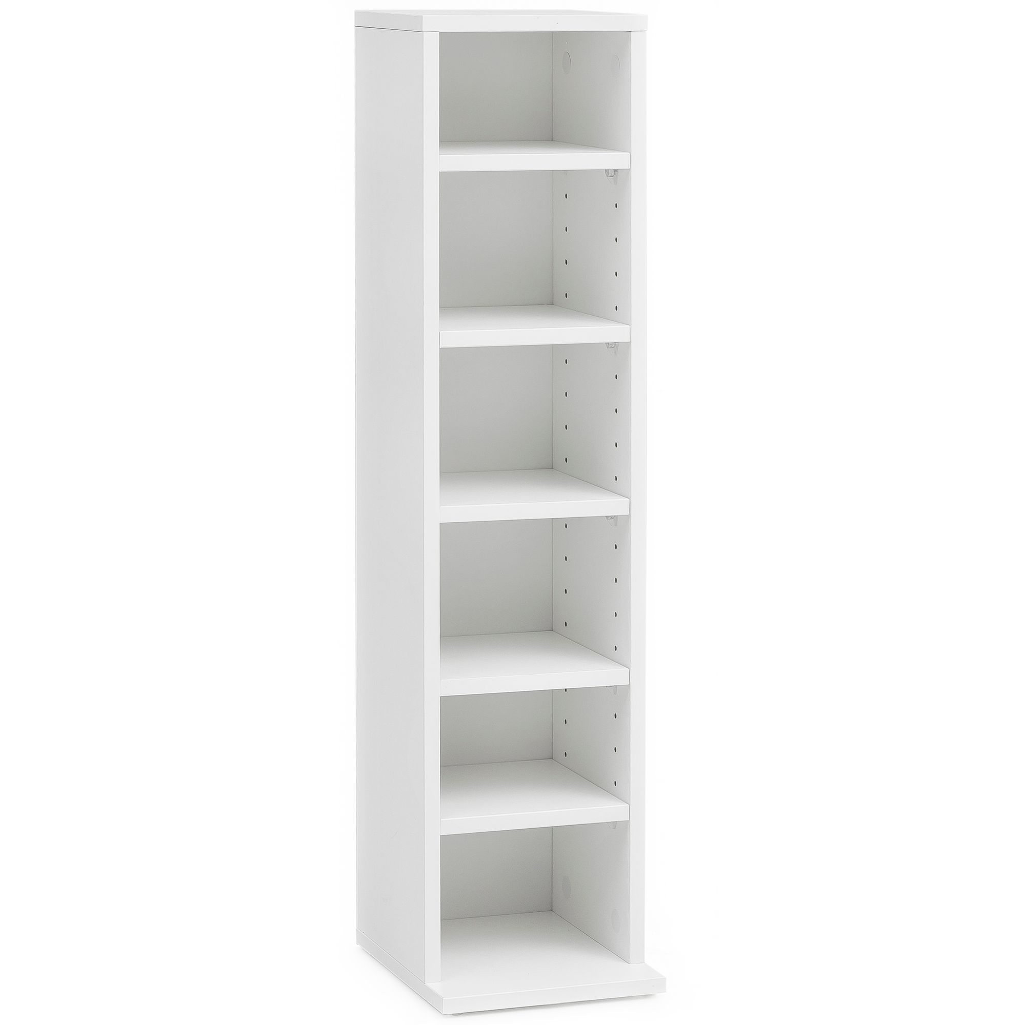 FineBuy CD Aufbewahrung DVD Ständer Regal Turm Tower Archivierung Nischenregal – Ansicht 1