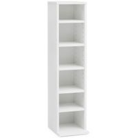 FineBuy CD Aufbewahrung DVD Ständer Regal Turm Tower Archivierung Nischenregal – Ansicht 1