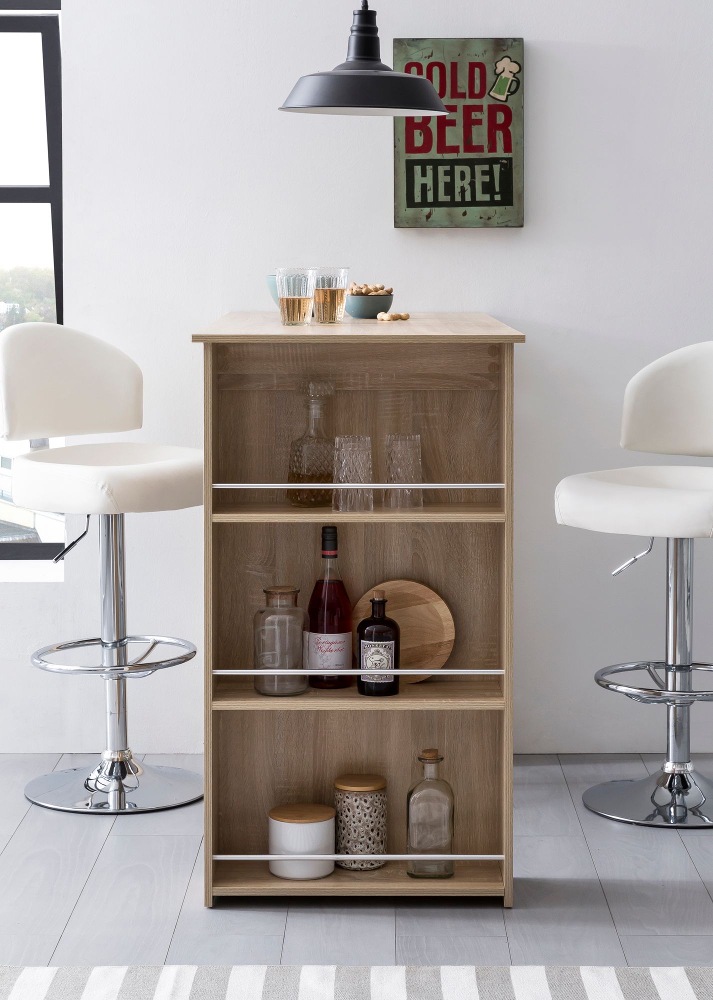 FineBuy Bartisch Stehtisch Bartresen Tisch Bistrotisch Tresen Bar Tresentisch – Ansicht 4