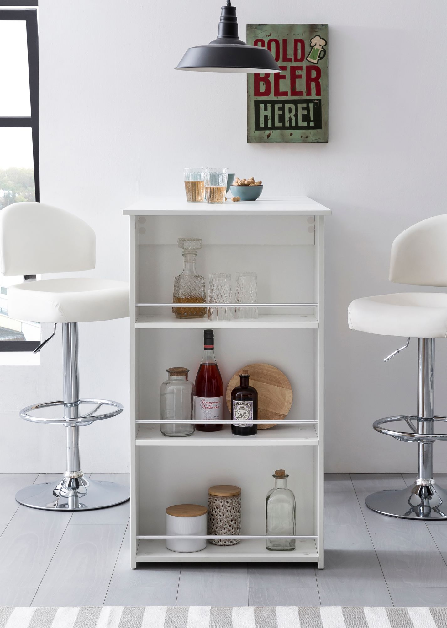 FineBuy Bartisch Stehtisch Bartresen Tisch Bistrotisch Tresen Bar Tresentisch – Ansicht 4