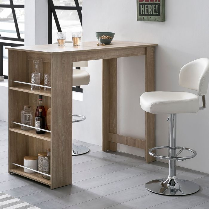 FineBuy Bartisch Stehtisch Bartresen Tisch Bistrotisch Tresen Bar Tresentisch