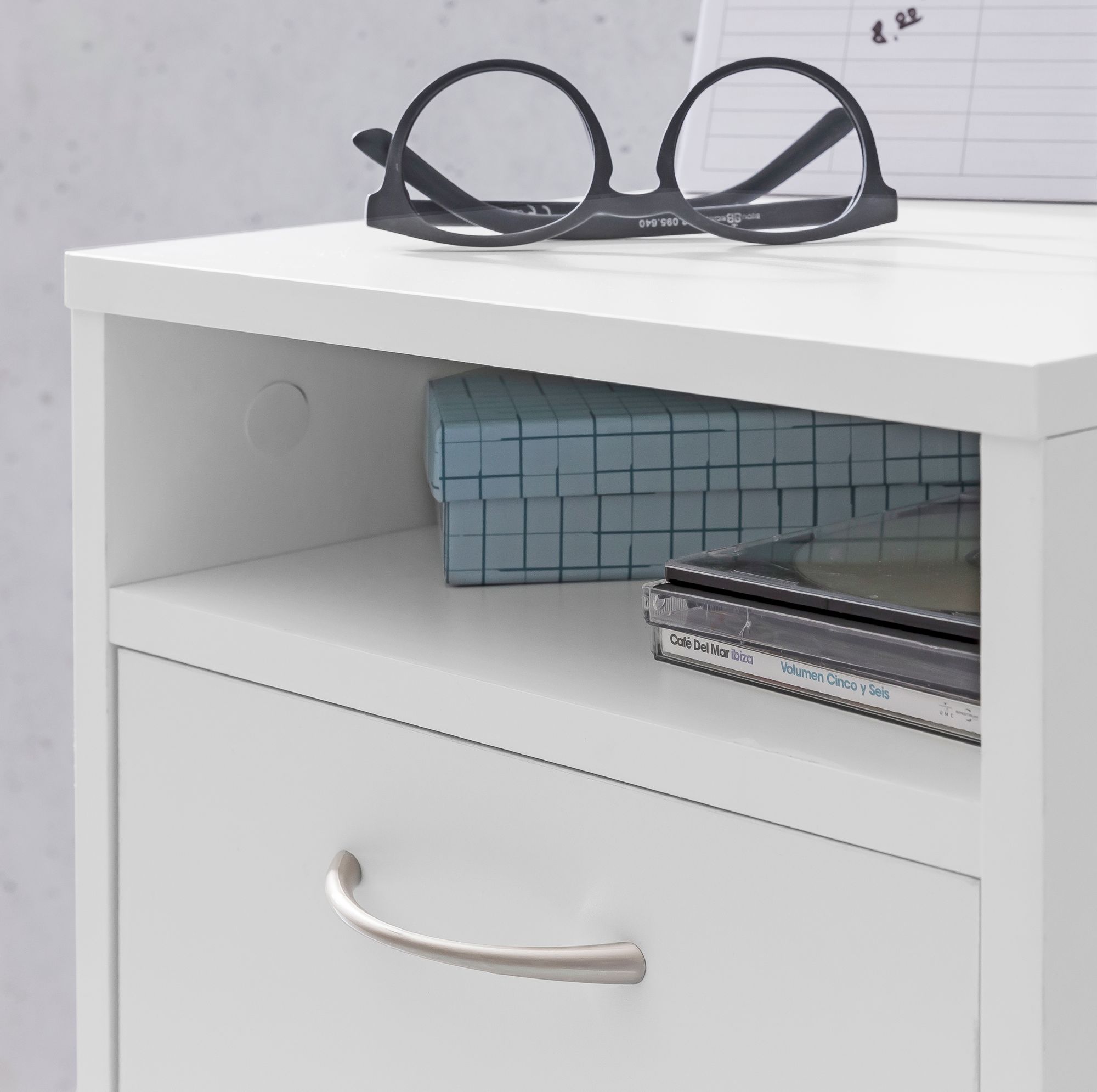 FineBuy Rollcontainer 33x63x38cm Schreibtischcontainer Rollen Bürocontainer Holz – Ansicht 6