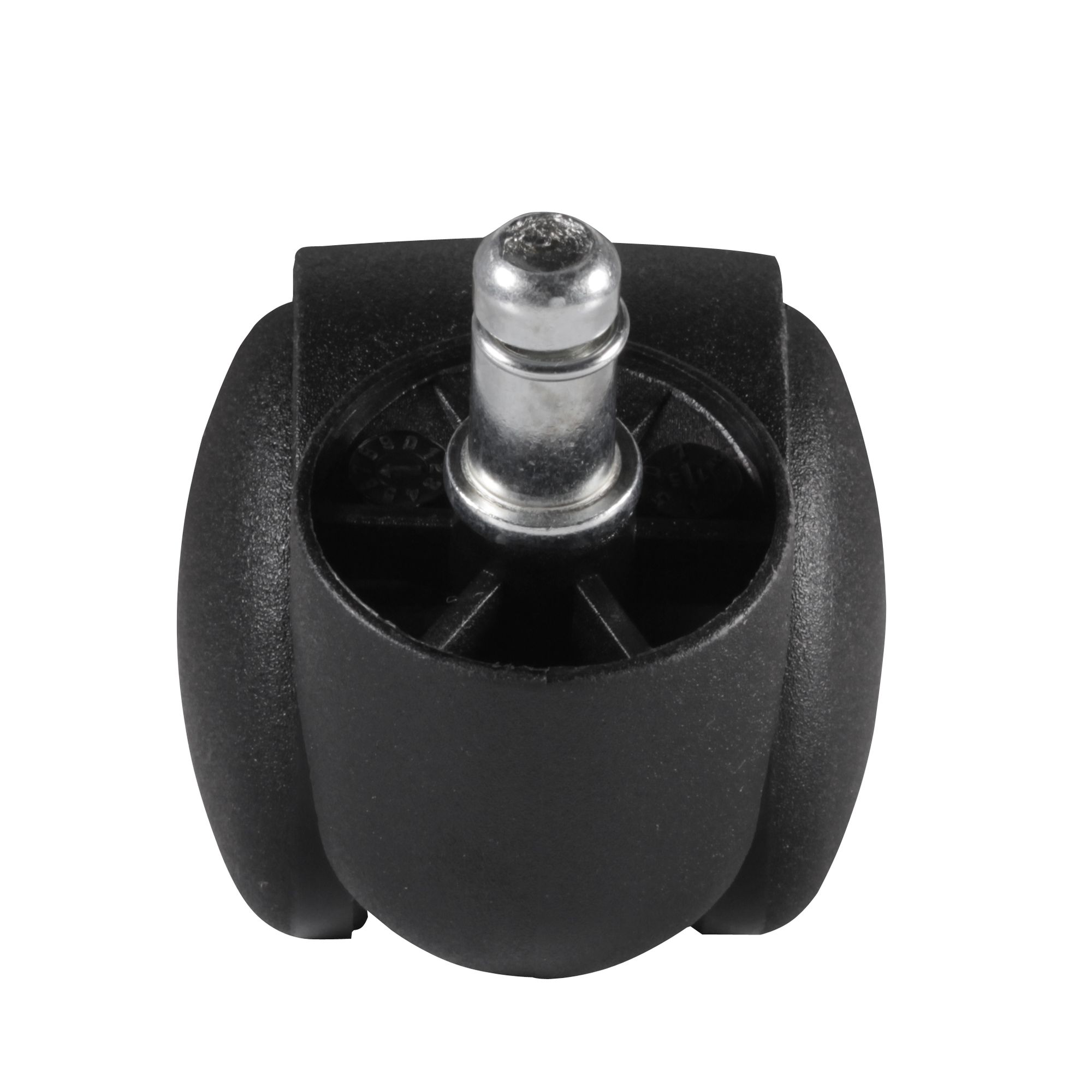 FineBuy 5er Set Rollen für Bürostuhl 11 Teppichbodenrollen 50 mm Weichbodenrollen – Ansicht 3