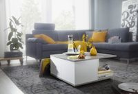 FineBuy Couchtisch 70x70cm Wohnzimmertisch Sofatisch Tisch mit 2 Schubladen – Ansicht 2