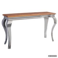 FineBuy Konsolentisch Massivholz 130 cm Flurtisch Anrichte Modern Schreibtisch – Ansicht 6