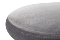 FineBuy Barhocker Samt Hocker Stoff / Metall Design Bistrohocker 100 kg Drehbar – Ansicht 5