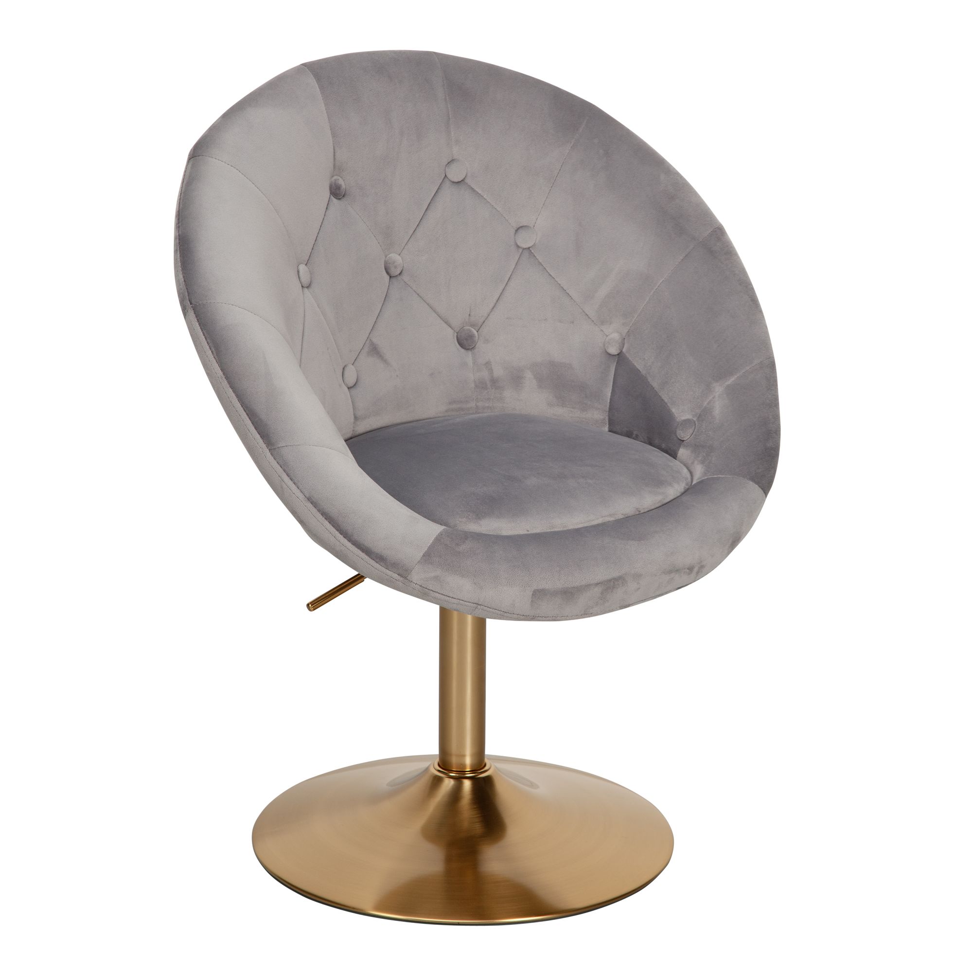 FineBuy Loungesessel Drehstuhl Clubsessel Samt Cocktailsessel Barsessel Sessel – Ansicht 6