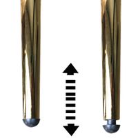 FineBuy Esszimmerstuhl Tulpe Samt / Metall Gepolstert Küchenstuhl Schalenstuhl – Ansicht 7