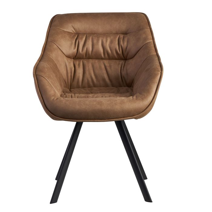 FineBuy Esszimmerstuhl Wildlederoptik Küchenstuhl Stoff Schalenstuhl Stuhl 110kg