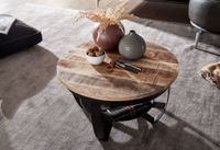 FineBuy Couchtisch 60 cm Wohnzimmertisch Holz Massiv Tisch Wohnzimmer Sofatisch – Ansicht 4