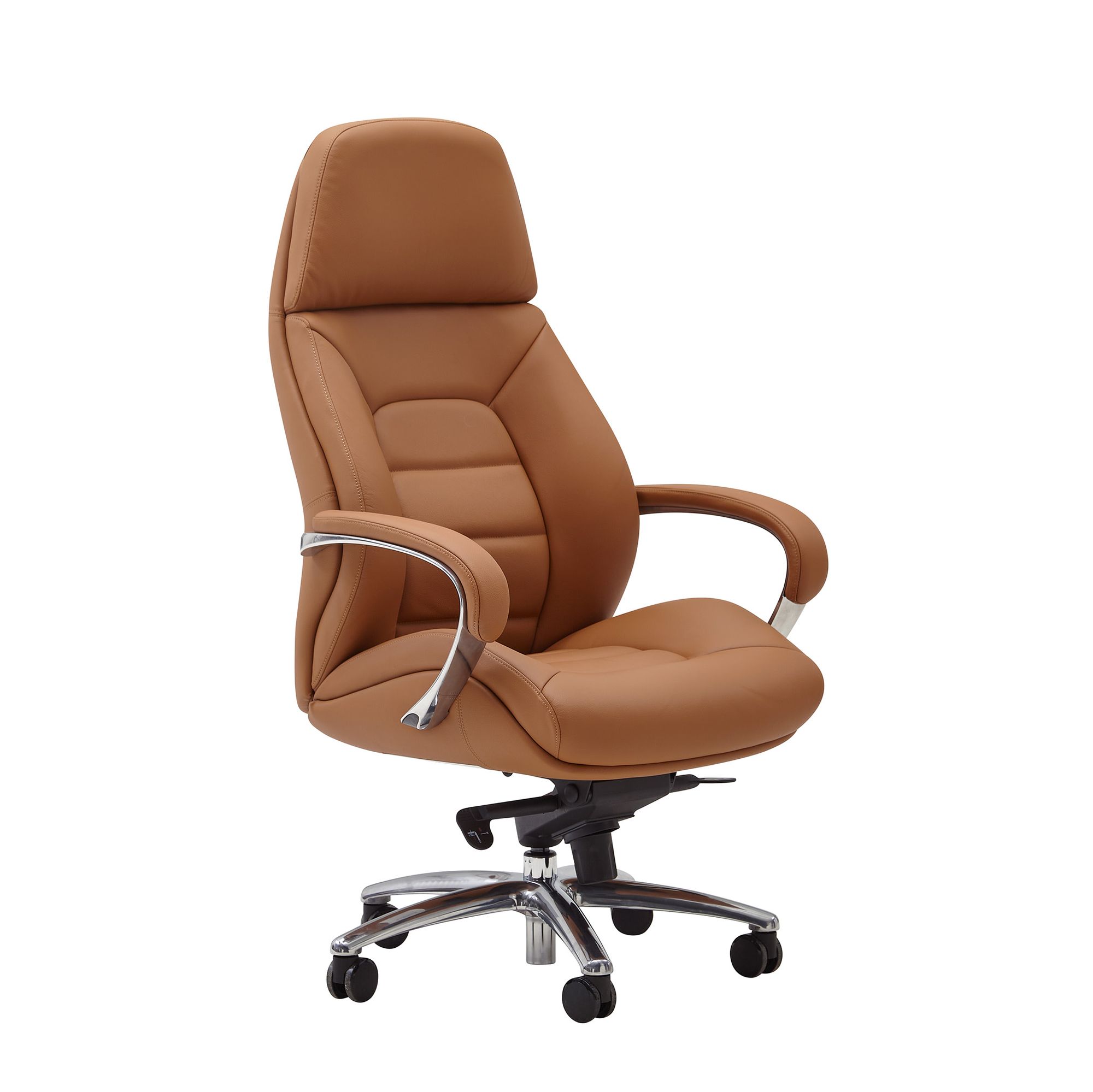 FineBuy Bürostuhl Chefsessel Echtleder Ergonomisch XXL Drehstuhl 120 kg Stuhl – Ansicht 6