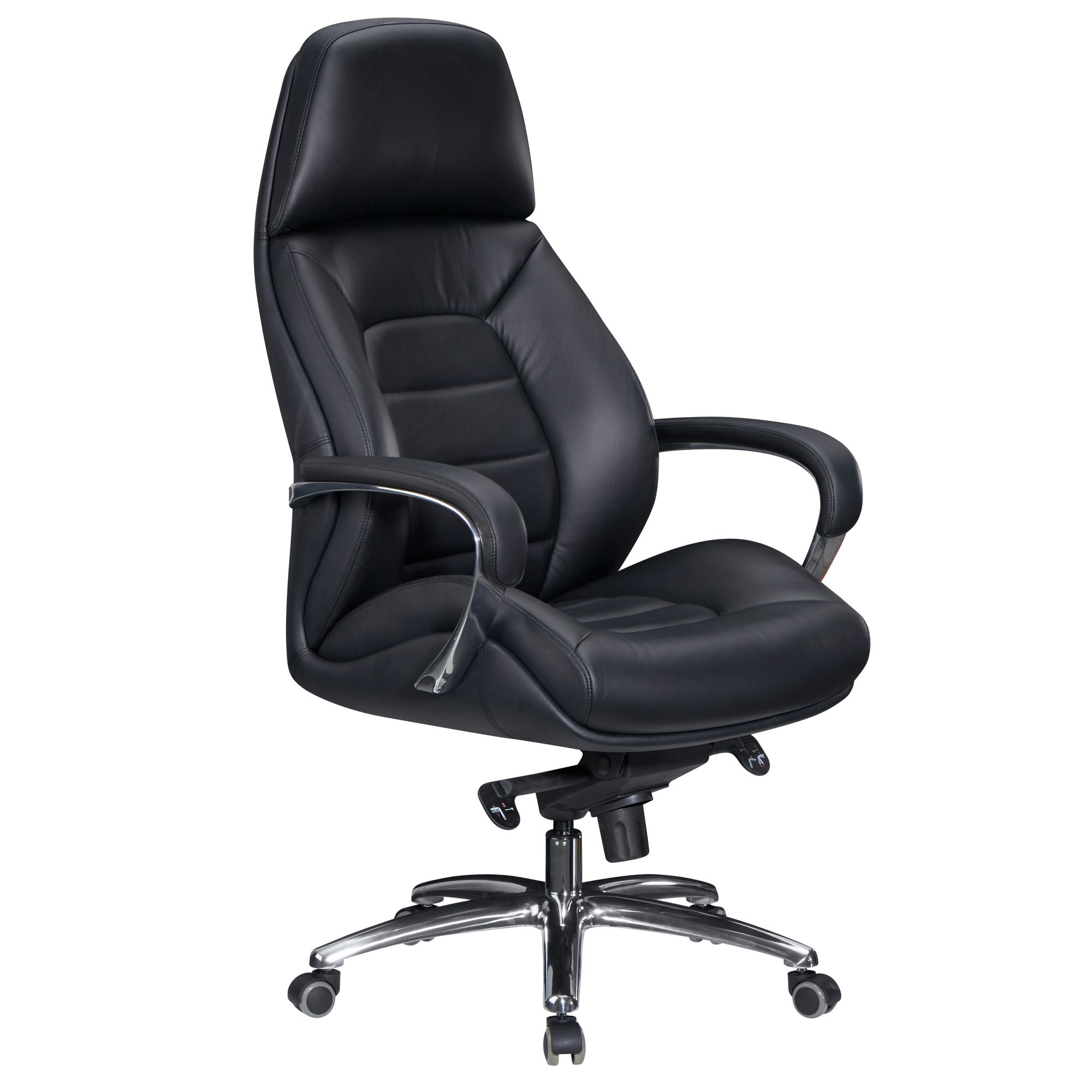 FineBuy Bürostuhl Chefsessel Echtleder Ergonomisch XXL Drehstuhl 120 kg Stuhl – Ansicht 6
