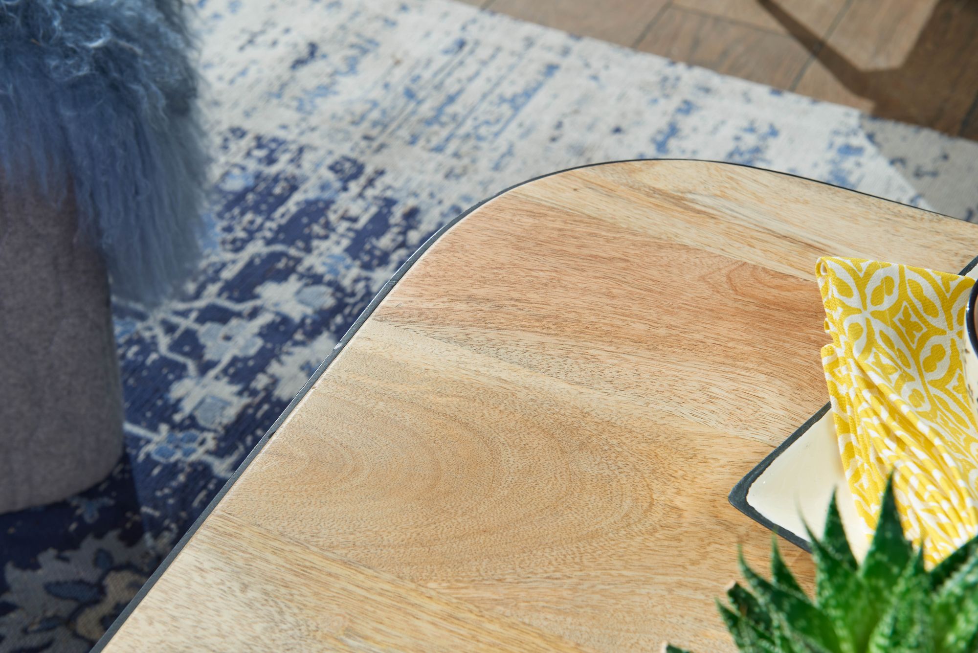 FineBuy Couchtisch Massivholz Wohnzimmertisch 2er Set Beistelltisch Satztisch – Ansicht 5