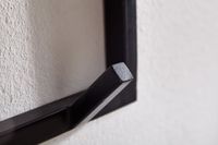 FineBuy Wandgarderobe Holz Metall 70 cm Garderobe mit Ablage Flur Hakenleiste – Ansicht 5
