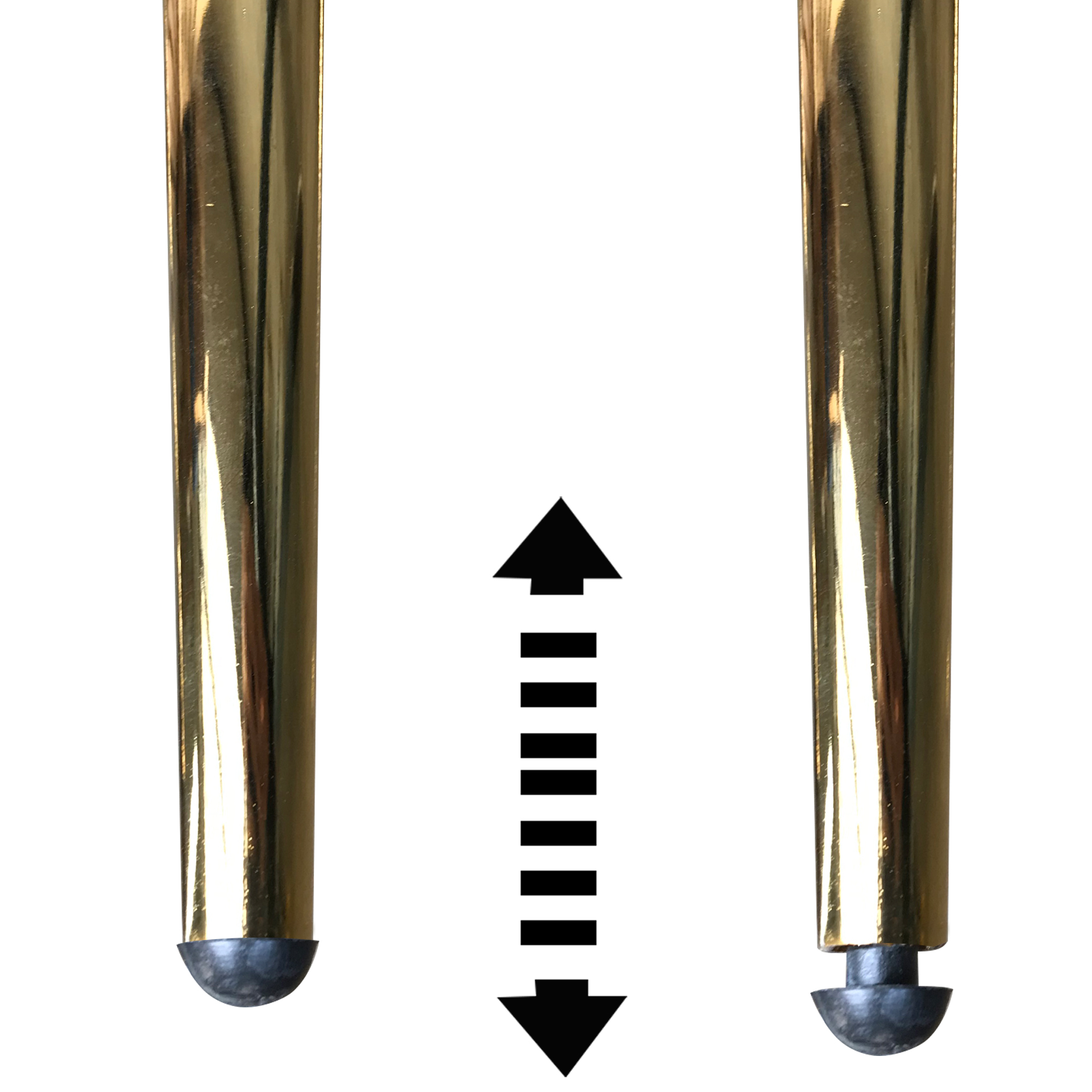 Esszimmerstuhl FineBuy Küchenstuhl 2er Set Samt Goldene Beine Schalenstuhl Stuhl – Ansicht 5